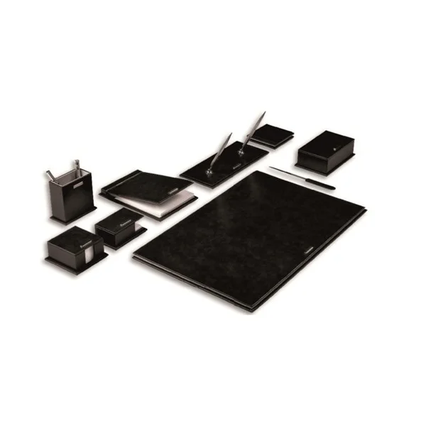 10 piece desk set black vip desktop office table to regulatory phone holder business card gift products | Канцтовары для офиса и