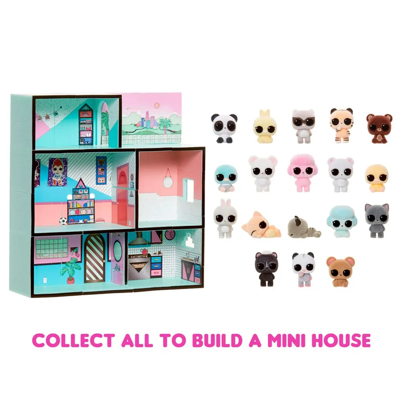 

LOL Surprise! Minis with 5+ Surprises - Fuzzy Tiny Animals, Collect to Build a Tiny House toys for children