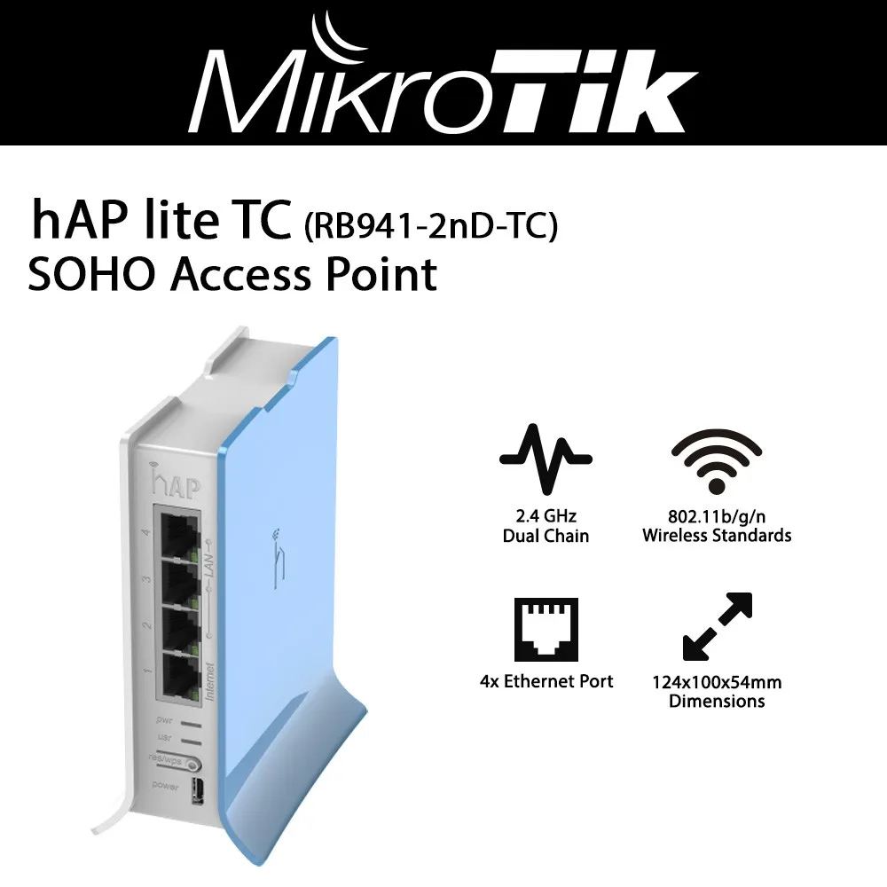 Роутер Mikrotik Hap Lite – Telegraph