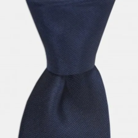 

Blue dot pattern navy blue silk tie 67828028