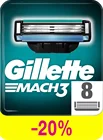 Сменные Кассеты Gillette Mach3 для Мужской Бритвы, 8 шт
