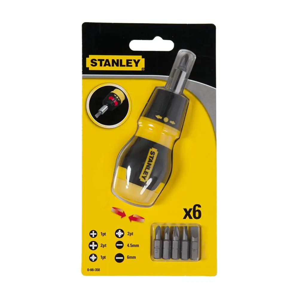 Отвертка с храповым мех. Stanley 0-66-358 | Инструменты