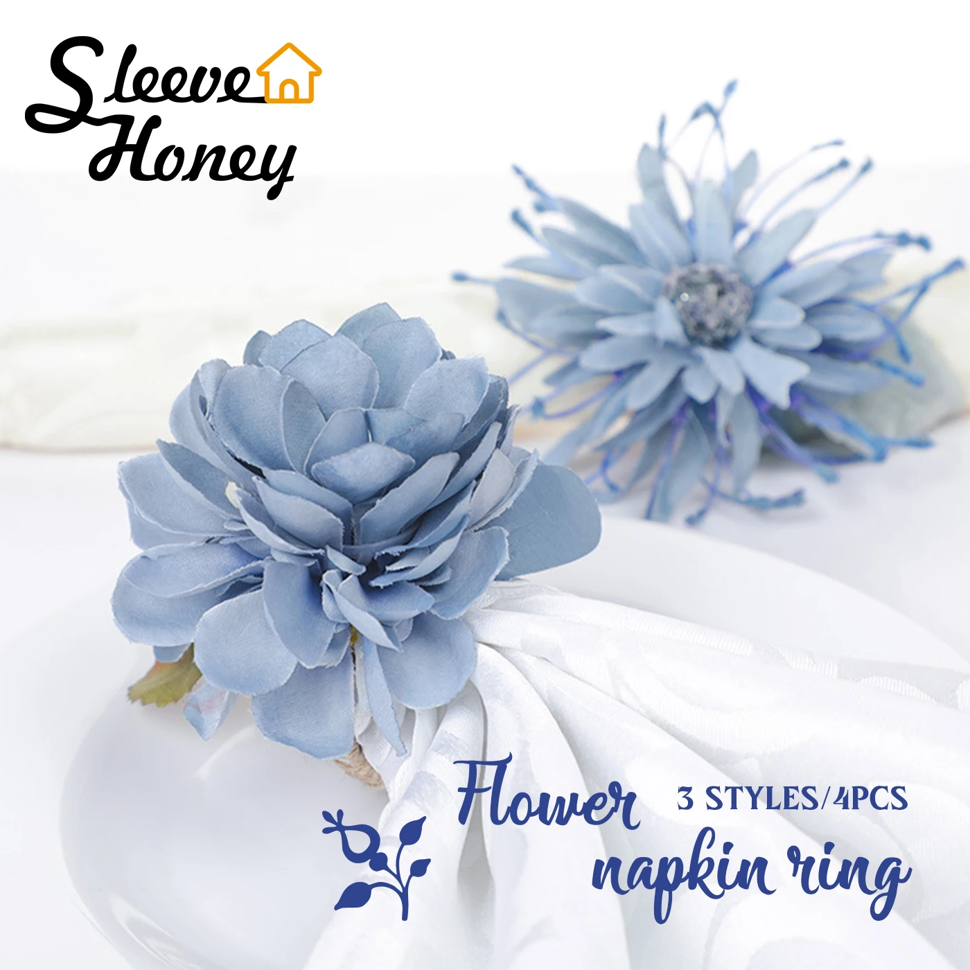 

Набор из 4 колец для салфеток, изящный держатель для салфеток из радужной оболочки, для свадебного банкета, дня рождения, праздника, ежедневного ужина