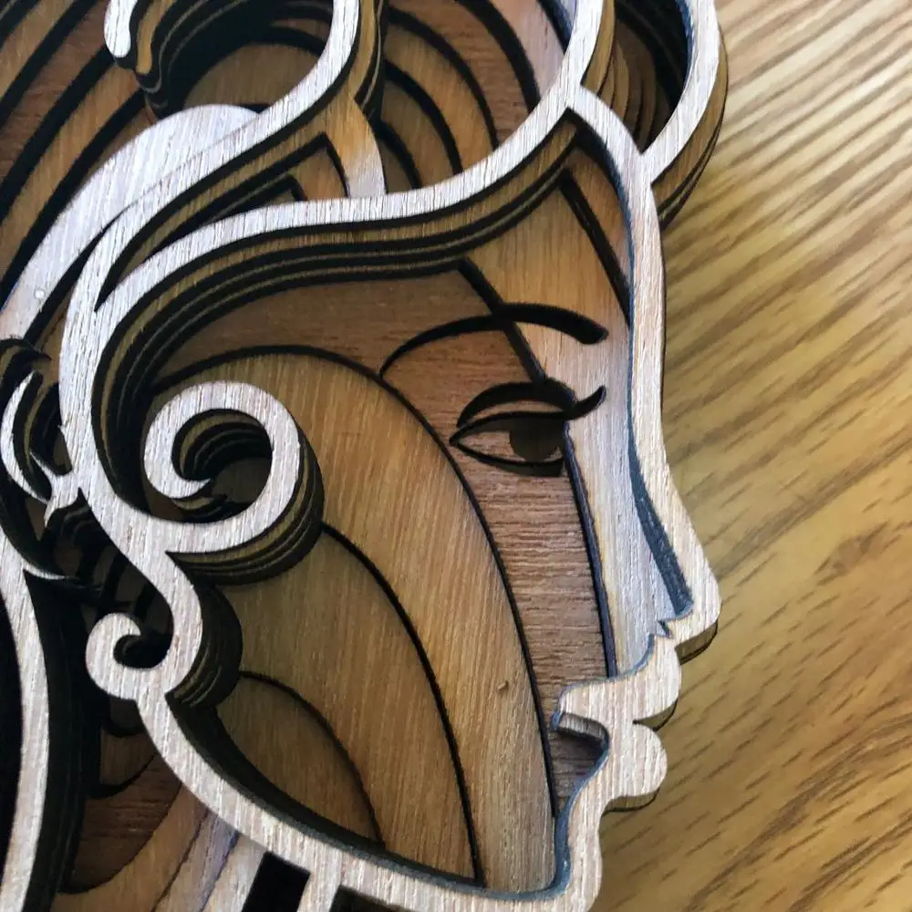 Файлы шаблонов для лазерной резки Многослойные знаки зодиака Мандала Знак