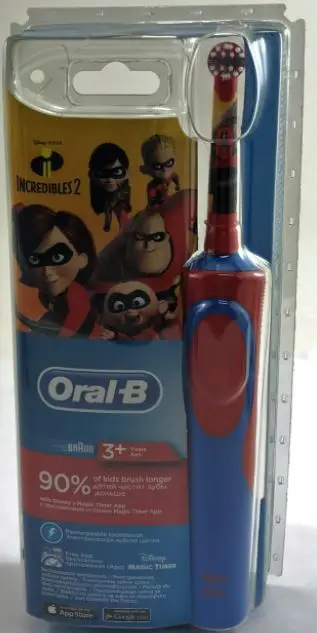 

Oral-B Incredibles Child Without Charging Adapter (Product in Image Only) Boxed