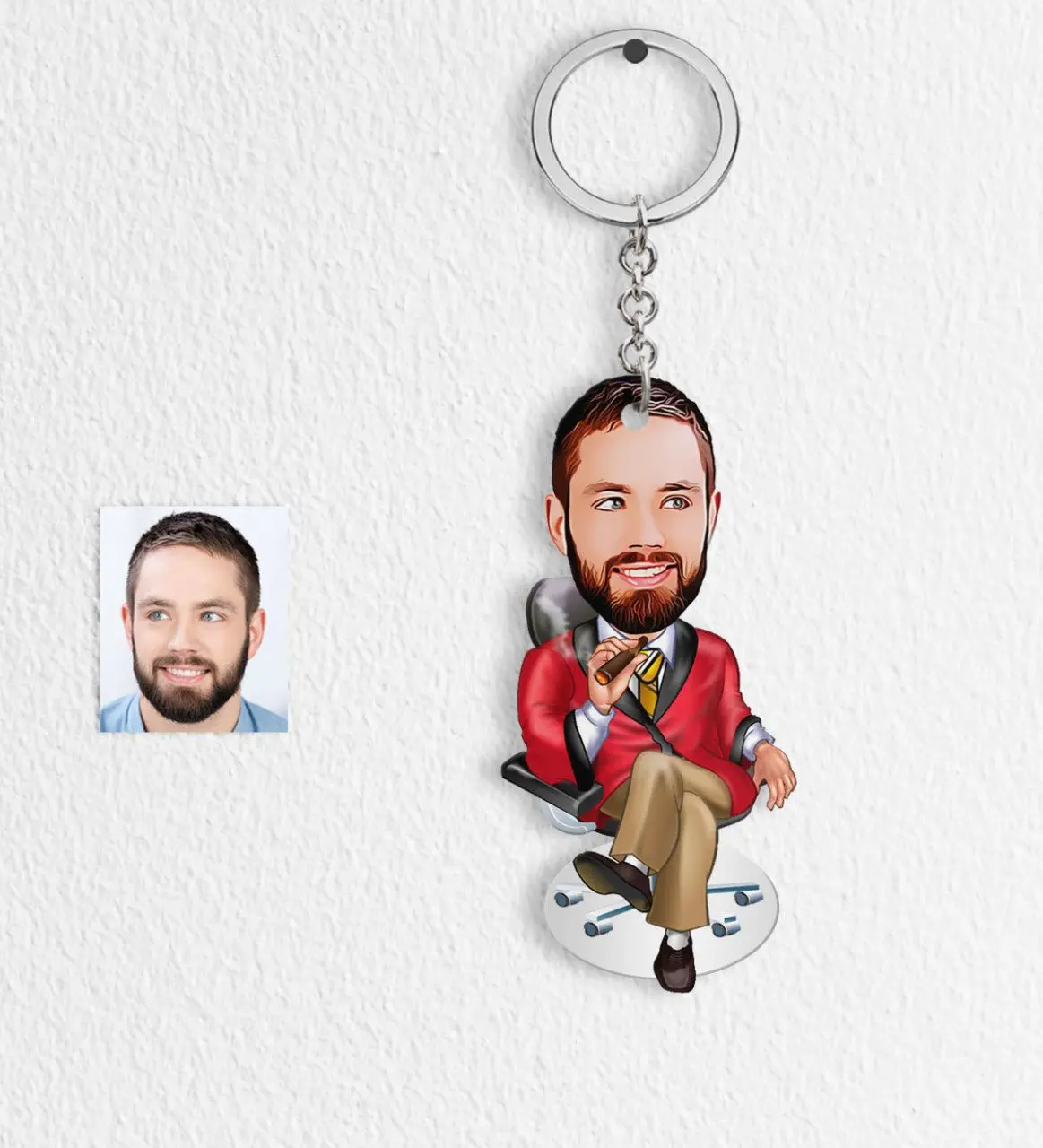 

Персональный Keychain-2 из мультфильма «Мистер босс»