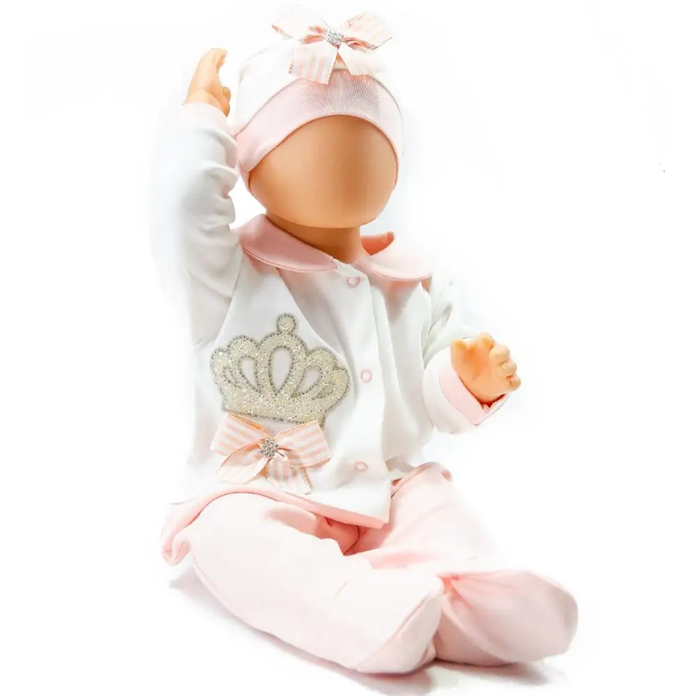 Комплект из 2 предметов для новорожденных и маленьких девочек 3 6 9 месяцев