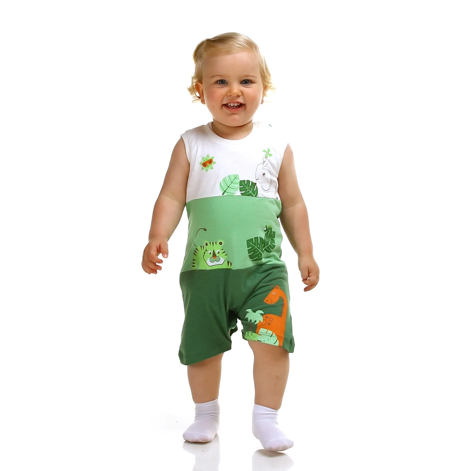 Комбинезон без рукавов для маленьких мальчиков ebebek Fisher Price |