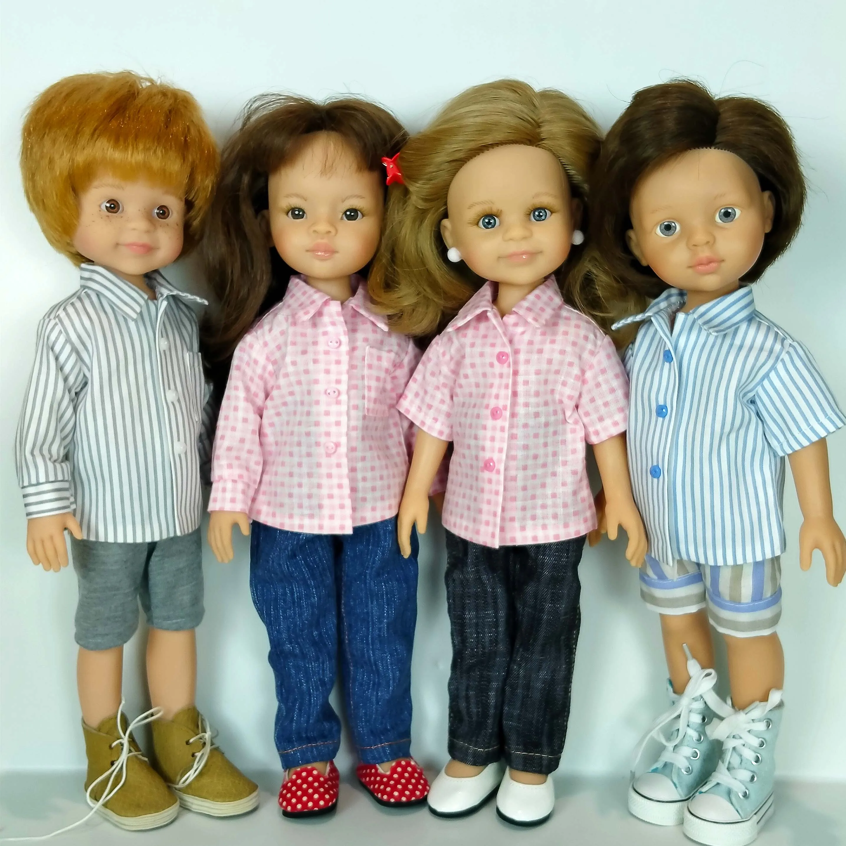 лекало рубашки для куклы. рубашка для куклы. рубашка для куклы мальчика. Sela топ в клеточку. рубашка для куклы мальчика.