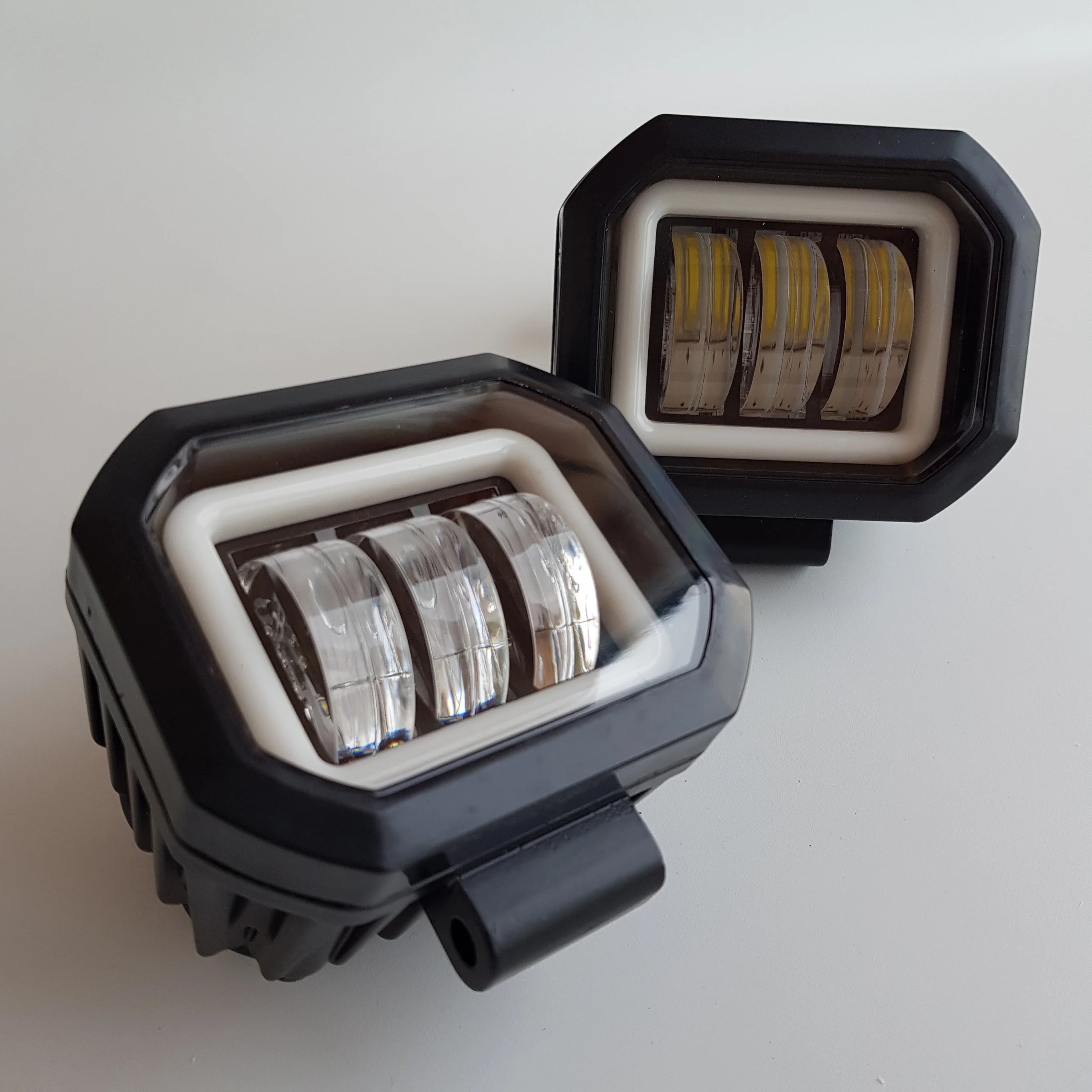 Квадратные фары Arctic V3+ 12 80V 2шт противотуманные для электросамокатов