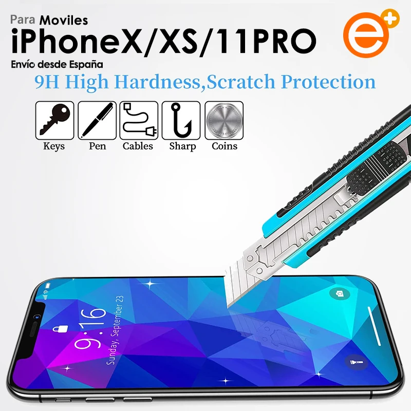 Защитная пленка из закаленного стекла для iPhone X XS 11 Pro Защитное стекло смартфона |