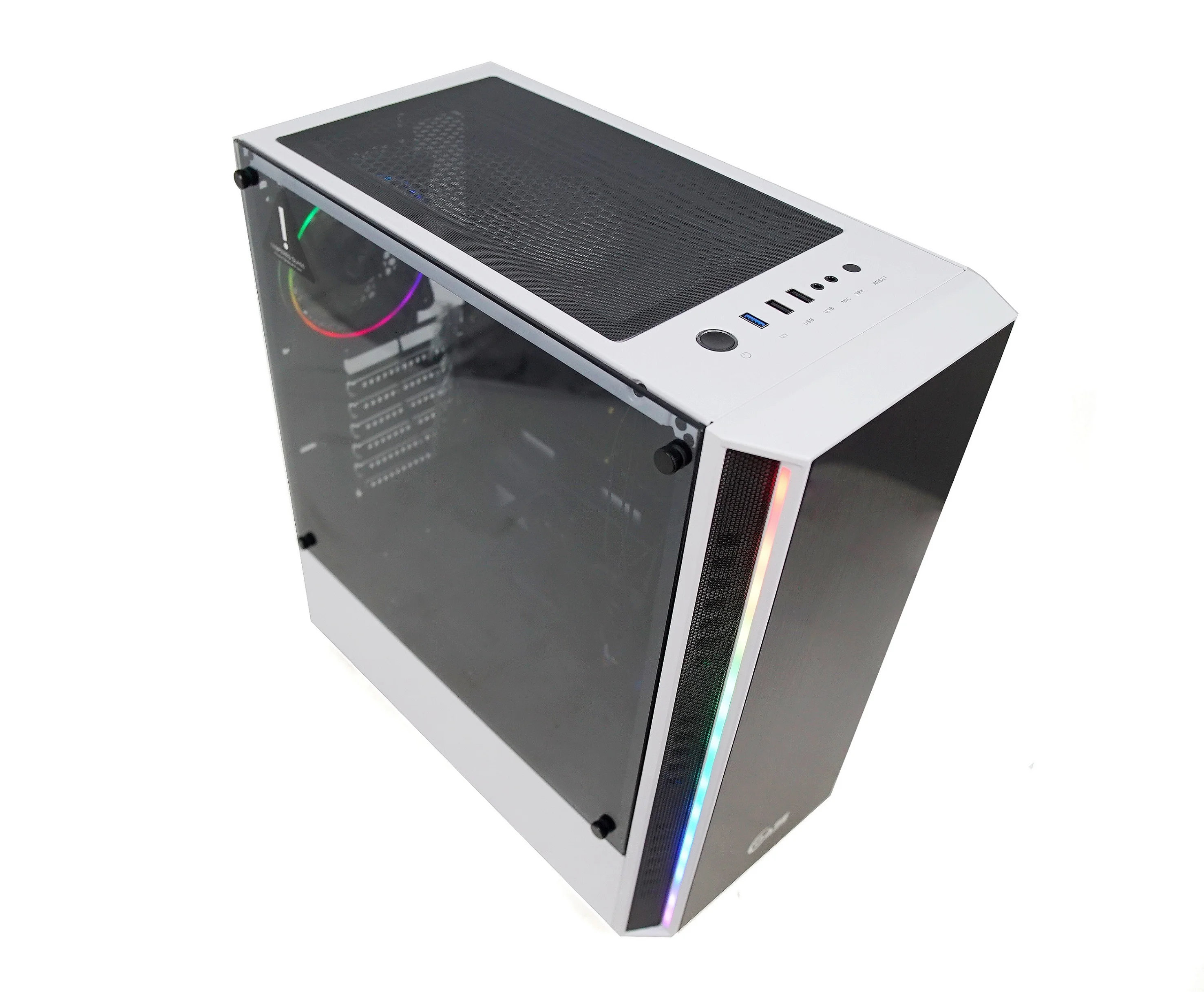 Game PC case for computer Gamer powercase Alisio D3 argb 2 х120mm + 1x120mm fan strip ATX (cadb-f2a1) game | Компьютеры и офис