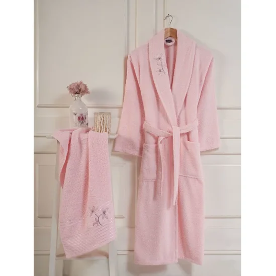 Bathrobe Set 100% Cotton Toweling Robe Unisex lovers Soft Bath Robe Men Women Night Robe Sleepwear Male Casual Home