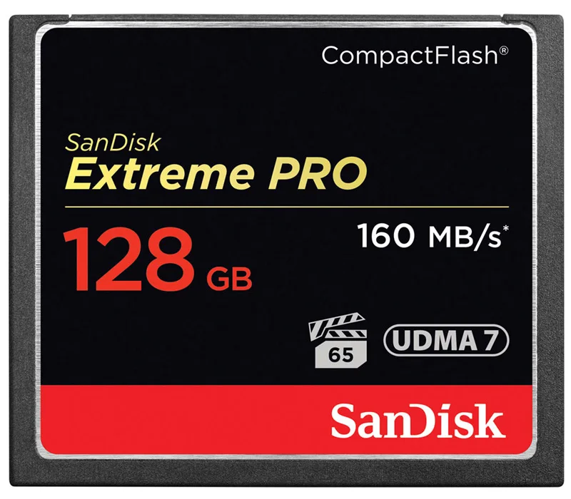 Карта памяти SanDisk CompactFlash 128GB Extreme Pro 160 Mb/s (SDCFXPS 128G X46)|Карты памяти| |