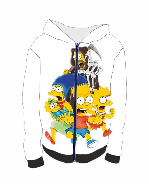 Толстовка 3Д Симпсоны №3