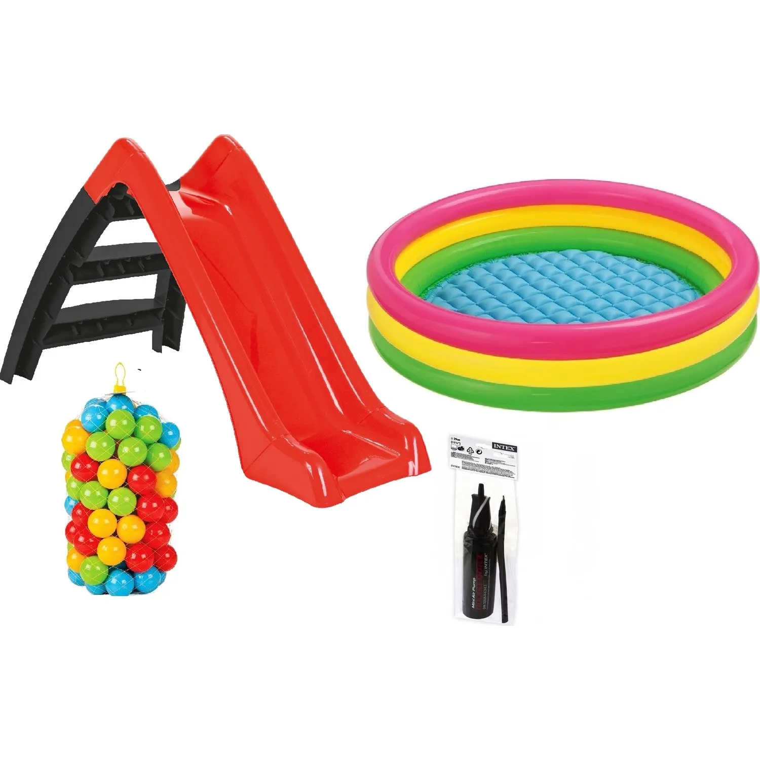 

Игровой набор слайдов (закат бассейна/6 см 100 шт. игровой бассейн/насос/слайд)