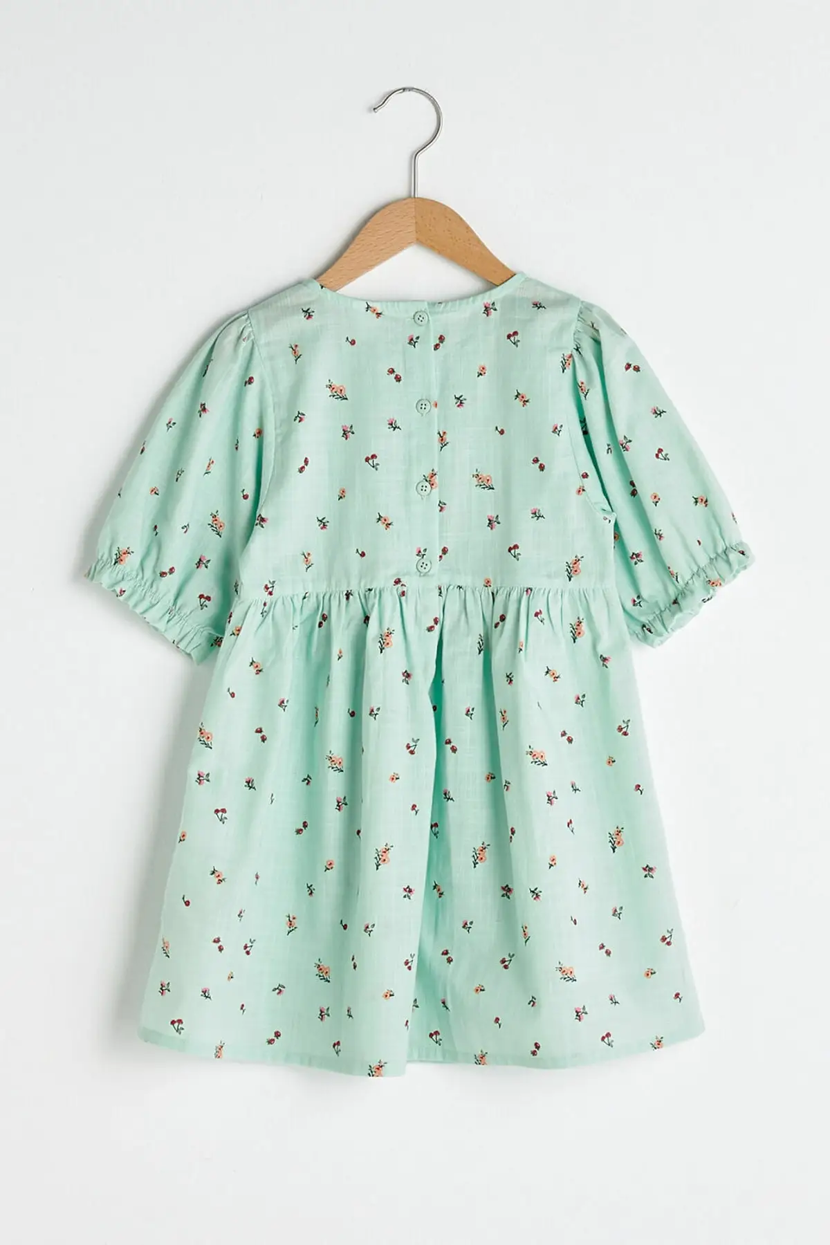 

Flaneur Baby Girl Short Sleeve Floral Dress Superior Quality for Summer Special Occasions
