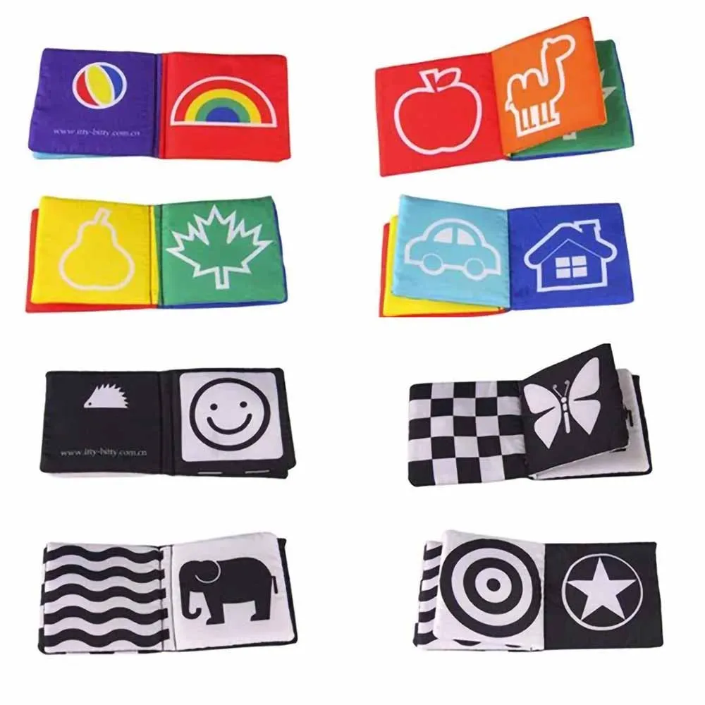 Детская развивающая игрушка-погремушка для стимуляции зрения с бумагой