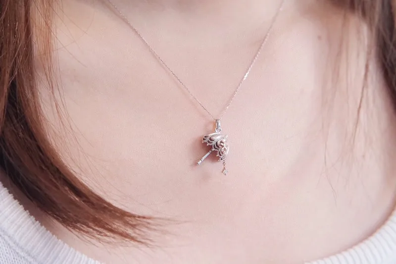 Aazuo Real 18K из чистого белого золота ювелирные изделия настоящий бриллиант H SI