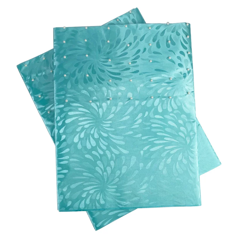 Новый дизайн Зеленые Бусины Нигерия headtie Африканский головной убор 2 шт./пакет 096