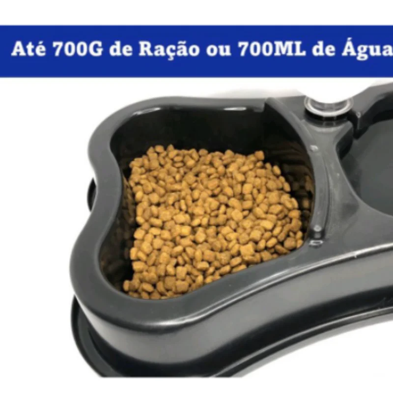 

Comedouro Duplo, Anti Formiga, Pet, Bebedouro 400 Ml, Suporte Garrafa