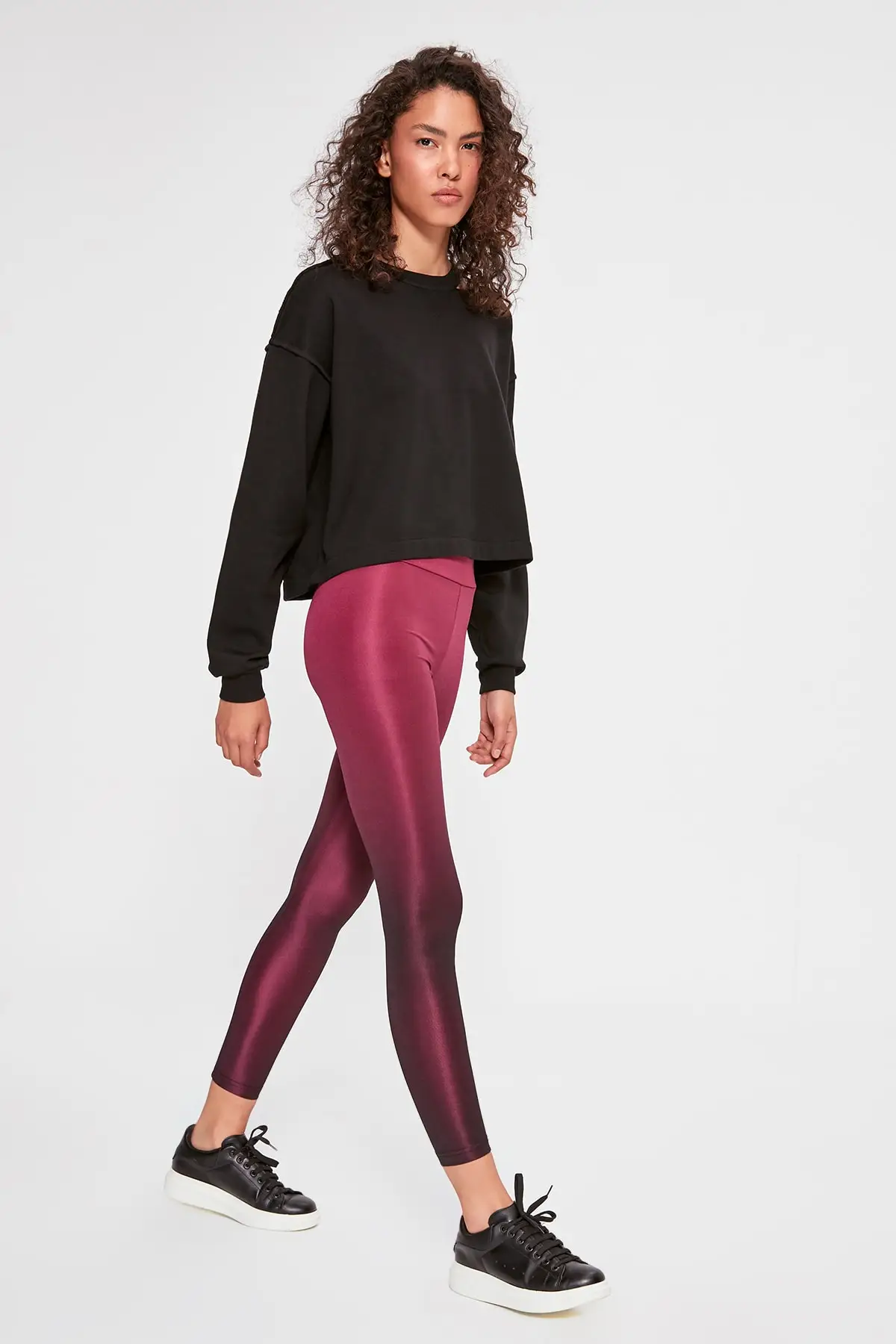 Trendyol Damson Gradient трикотажные леггинсы TWOAW20TA0062|Колготки| |
