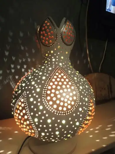 

KUZEYHOBİ WATER ZUCCHINI LAMPSHADE NIGHT LAMLASI