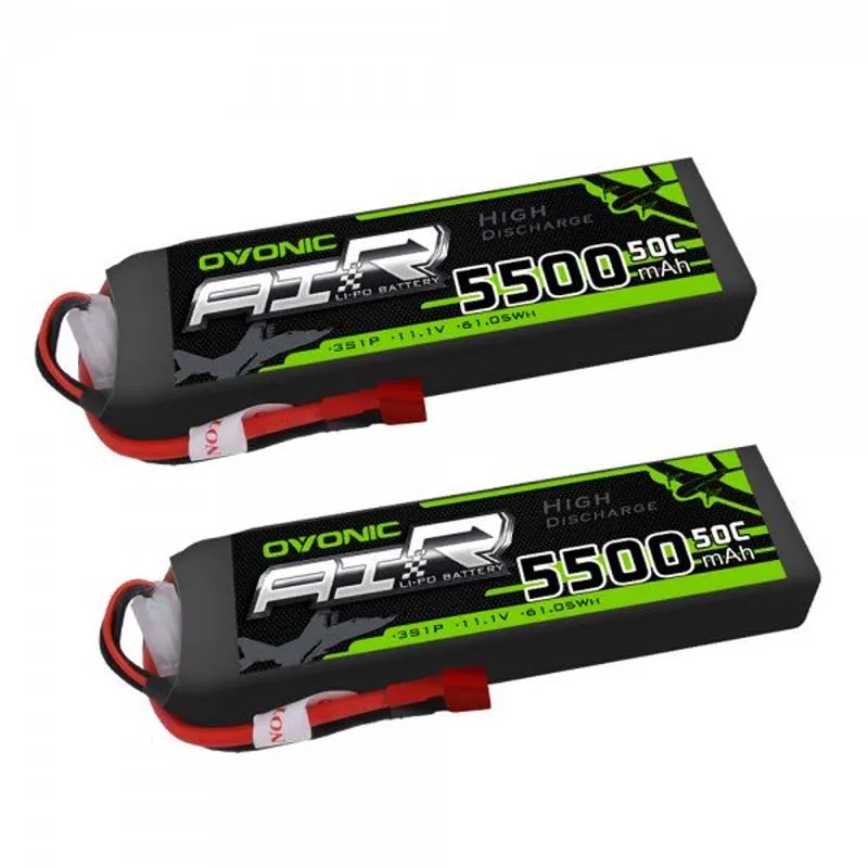 OVONIC 11 1 V 5500mAh 3S 50C LiPo батарейный блок с штепсельной вилкой от Deans для Slash / UDR /E Revo Yeti XL