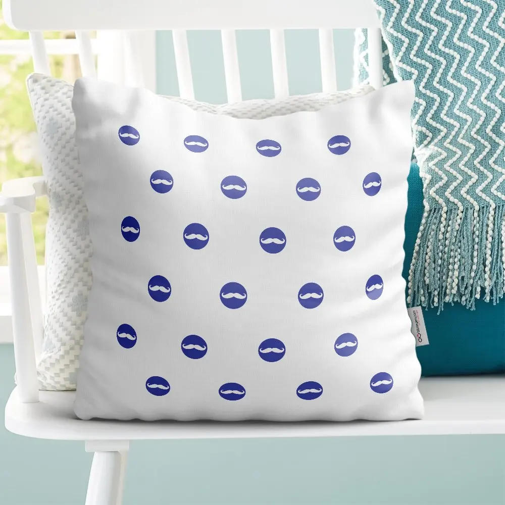 

Персонализированная декоративная белая подушка (тематика на День отца) 29