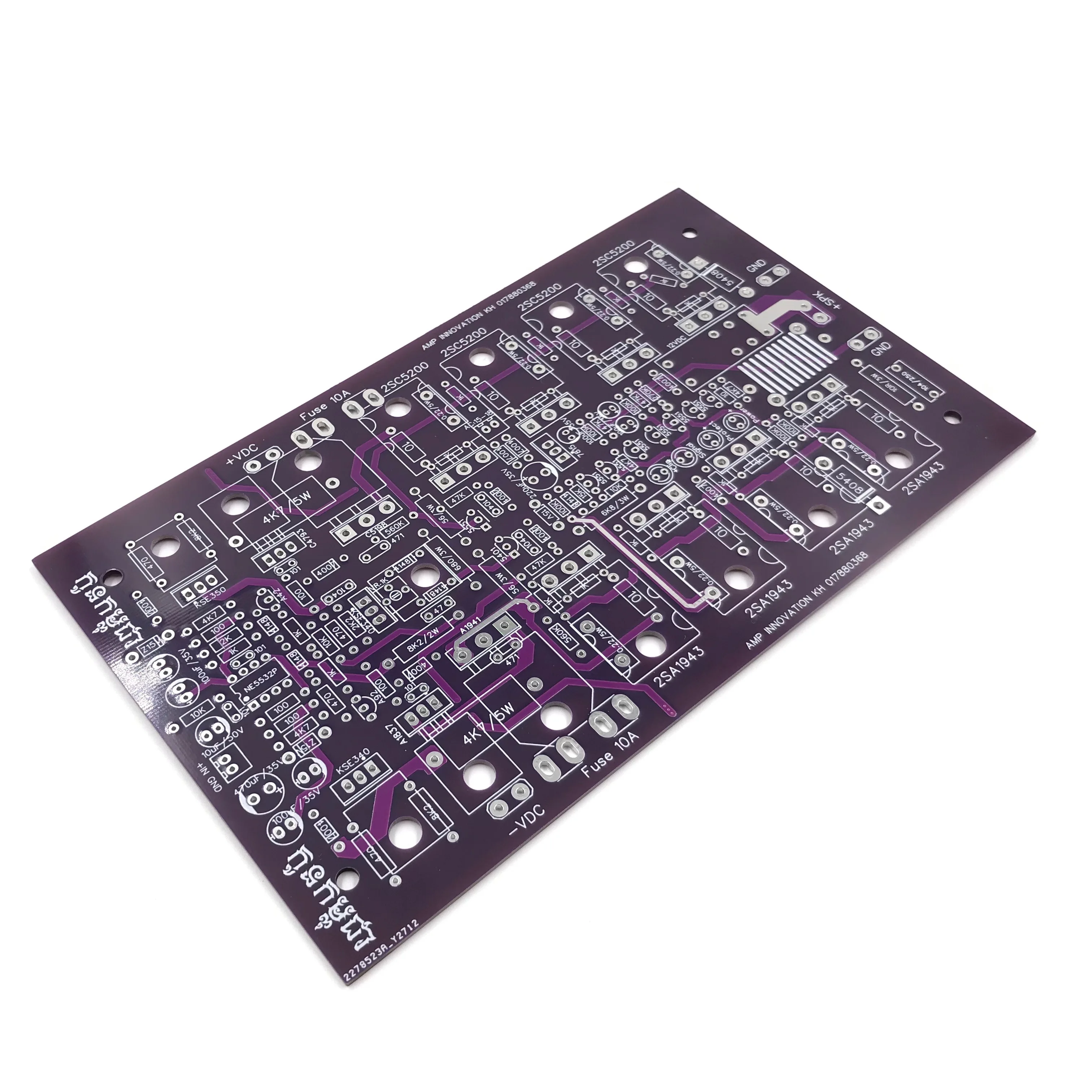 Высокомощный звуковой усилитель класс AB печатная плата 400 Вт 2SC5200 2saболее NE5532