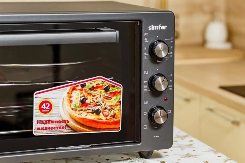 Мини-печь Simfer M4201 серия Albeni Plus 3 режима работы 2 противня | Бытовая техника