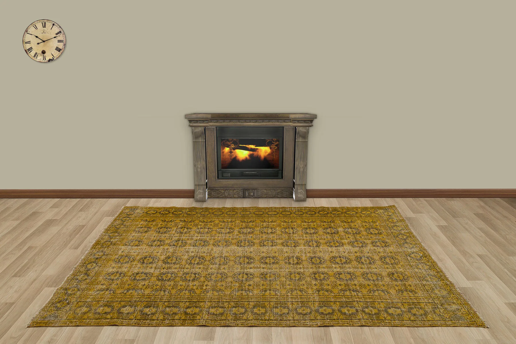 

Hand Woven Tumbled Carpet (7232)171x244
