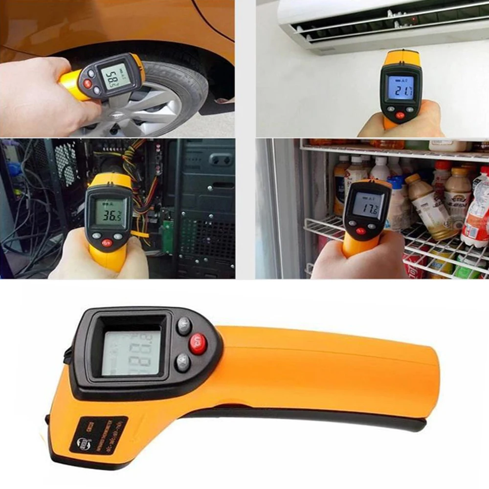 Инфракрасный термометр GM320 Бесконтактный измеритель температуры ручной