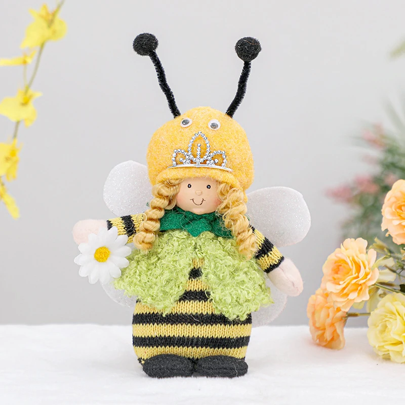 

2022 Farmhouse Party Decor Bee Gnome Scandinavian Swedish Cute Honey Elf for Table Room Decoration Mother's Day Easter Kids Gift