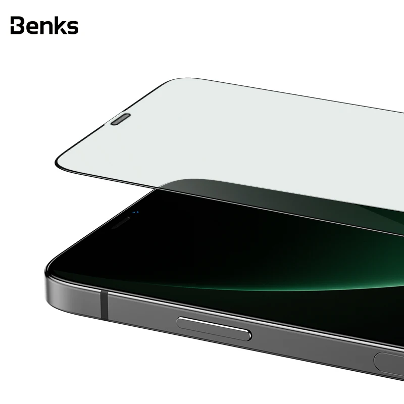 benks vpro diamond dustproof tempered glass full coverage screen protector film hd anti blue litght for iphone12 11pro x xs xr free global shipping