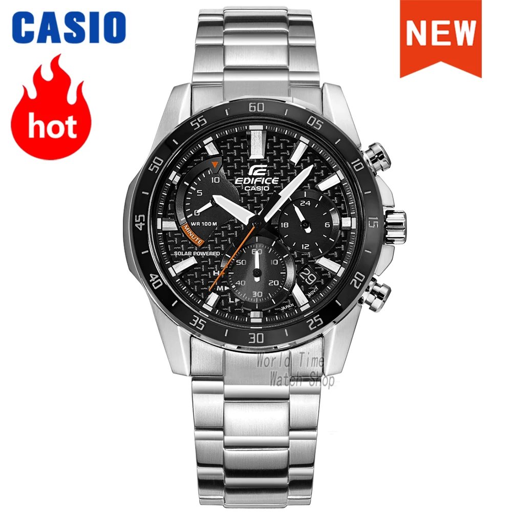 

Casio Edifice watch men luxury 100m waterproof chronograph men watch quartz sport watche Racing watches Stable solar power