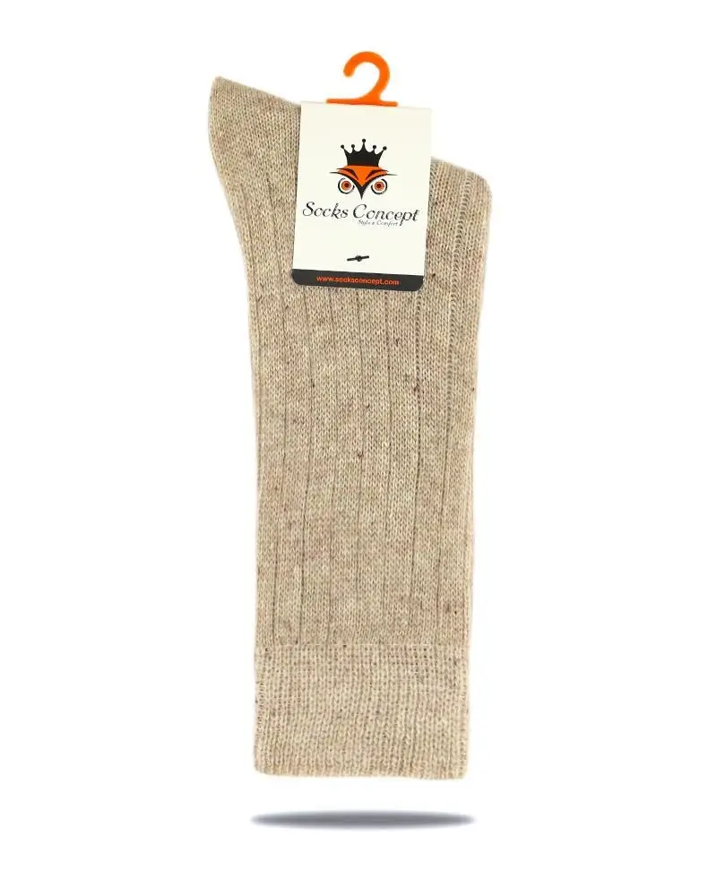 Бежевые мужские зимние носки Adriel | Женская одежда