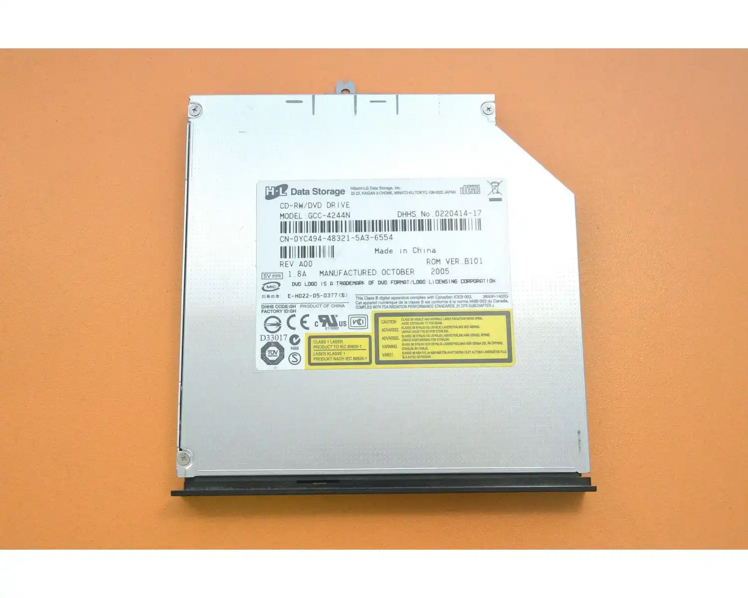 Dell Latitude 110L PP10S Inspiron 6000 CD/DVD привод с панелькой CN 0YC494|Комплектующие для ремонта