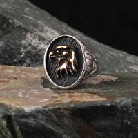 Eagle Figured handmade 925 sterling silver ring traditional handicraft modern design gift ring jewelry madein turkey
