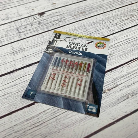 Иглы для швейных машин Organ универсальные 10/combi Blister