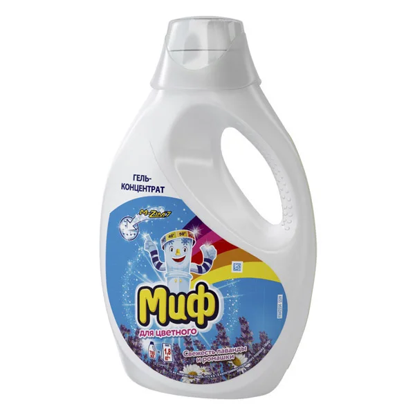 Гель-концентрат для стирки Миф свежесть лаванды и ромашки 780 мл | Дом сад