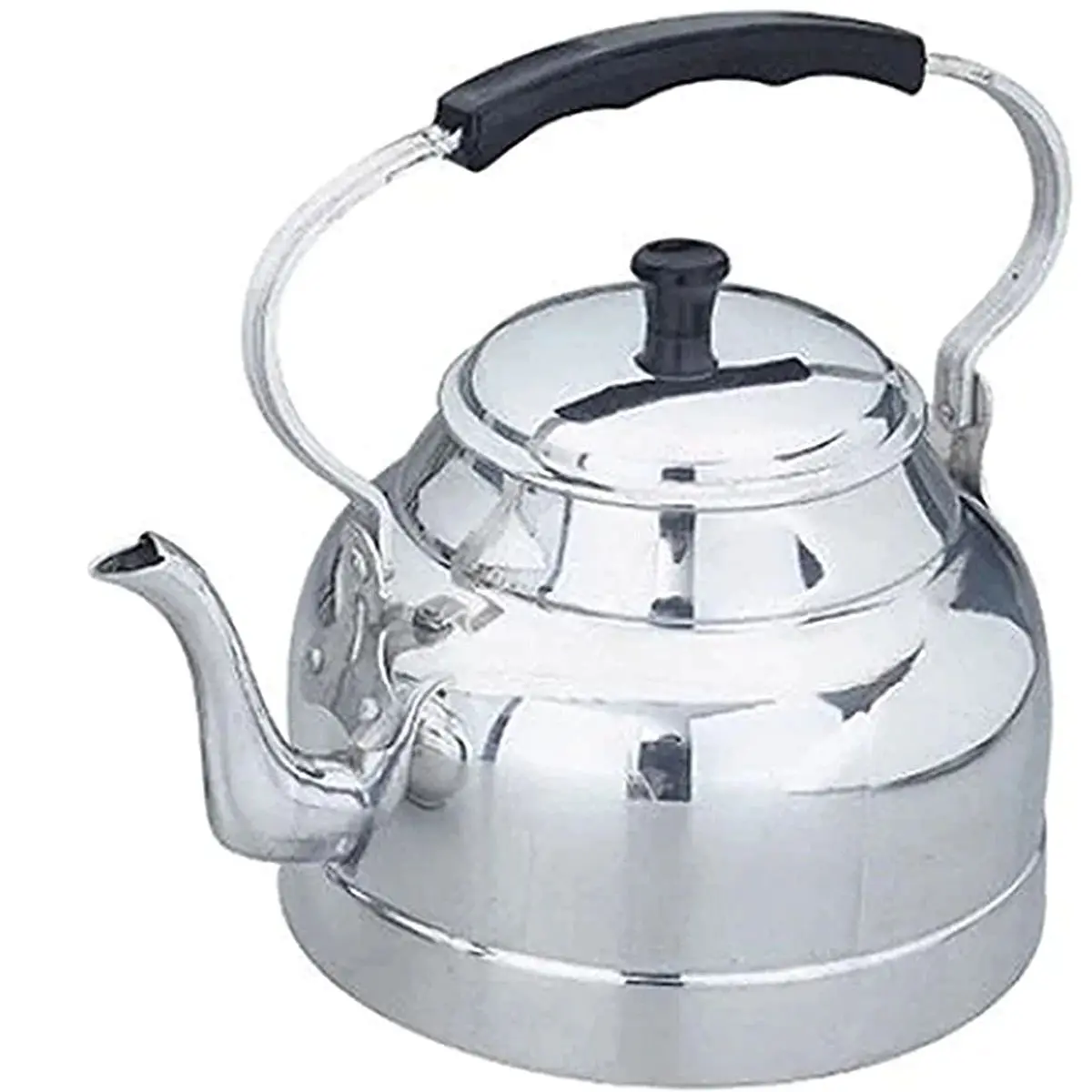 Винтажный алюминиевый портативный эргономичный чайник емкостью 1 литр для