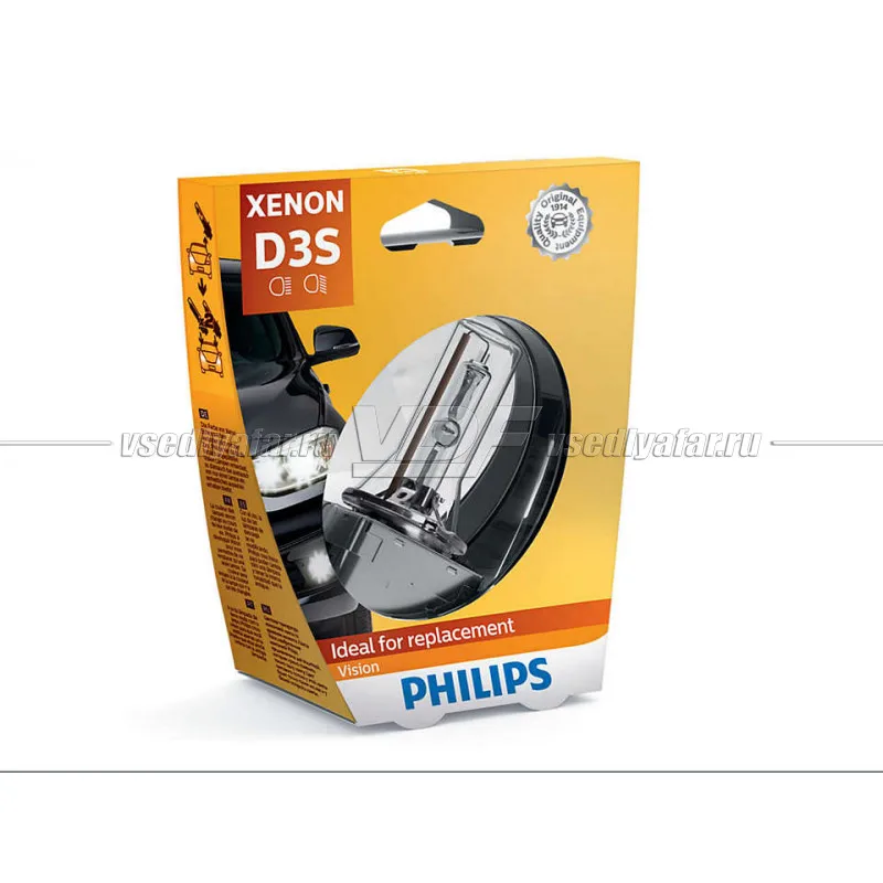 Ксеноновая лампа PHILIPS D3S Vision 4100K |