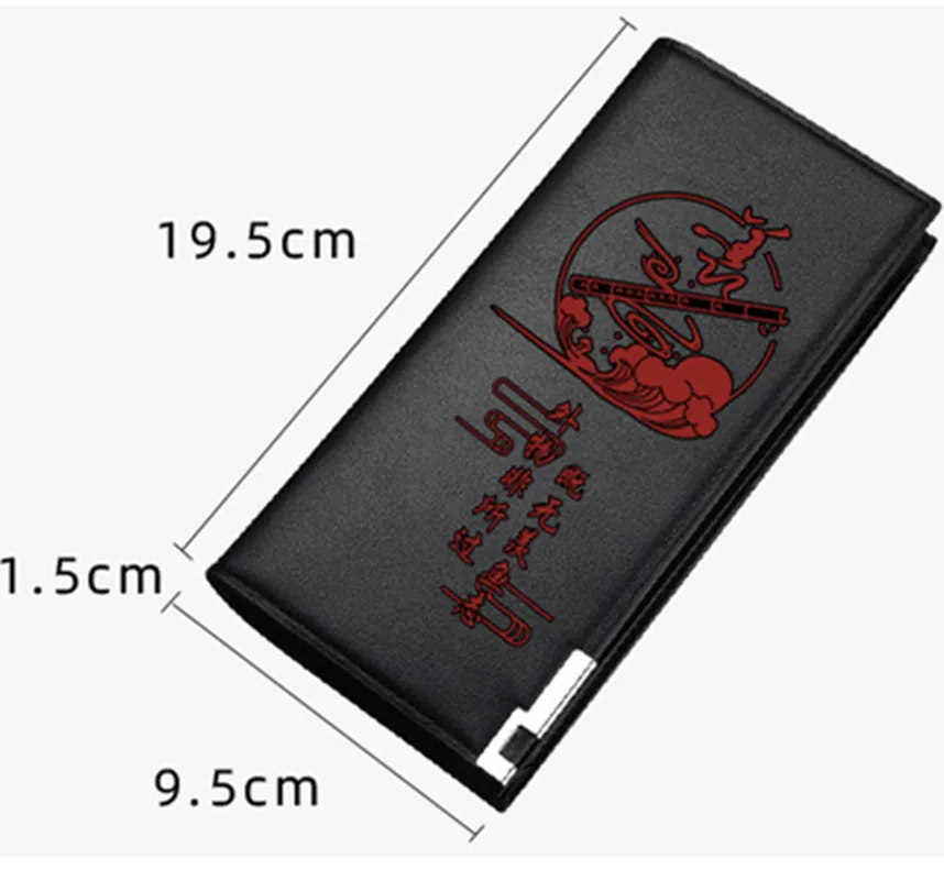Grandmaster of Demonic Culture Mo Dao Zu Shi Wei Wuxian Lan Wangji Cosplay Длинный кошелек Повседневный Кошелек