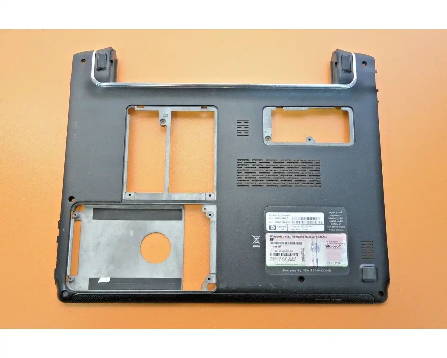 HP Pavilion DV2 нижняя часть корпуса 517752 001|Комплектующие для ремонта ноутбуков| |