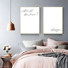 Постеры для украшения стен в спальню или на стену, черно-белый холст