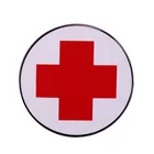 Красный Крест металлический значок с флагом-предупреждением на английском о Pin-код