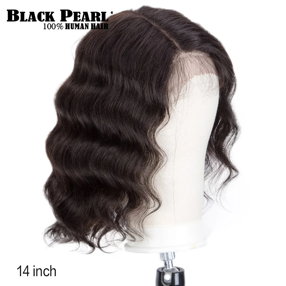 Черная жемчужина блестящие бразильские волнистые парики естественного цвета