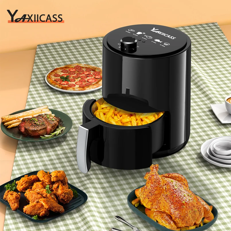 

YAXIICASS 3.2L Oil-Free Air Fryer 0-30Min Timing Design Smart Deep Fryer Without Oil Household Multi-Function Electric Air Fryer