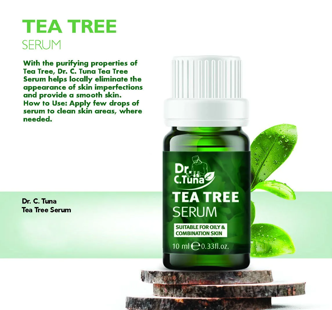 

Farmasi Dr. C. Tuna Tea Tree Oil Serum Acne Treatment Face Blackhead Repair Oil Skin Moisturizer 10 ML